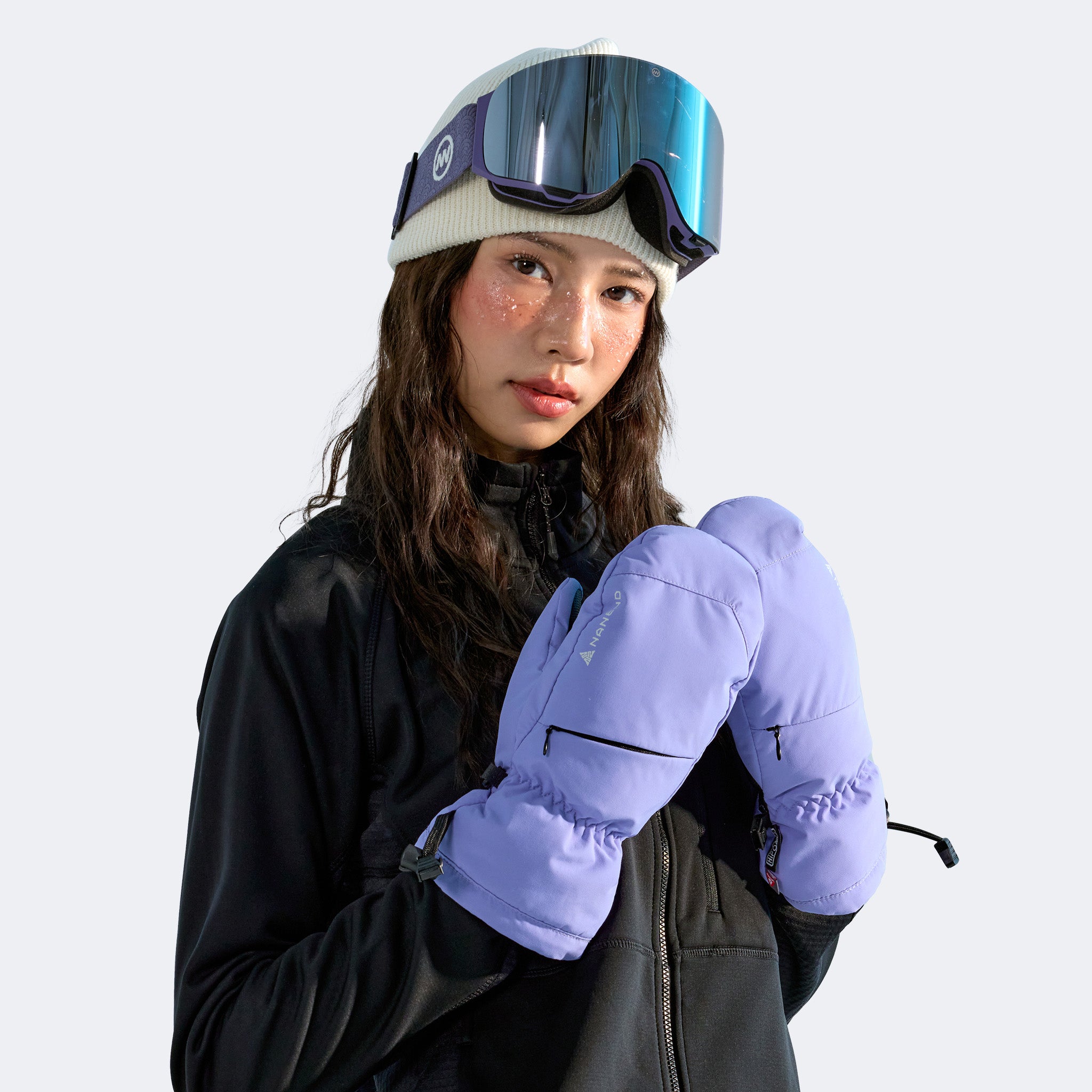 Gold Primaloft® Waterproof Thermal Ski Gloves – Wear-Resistant