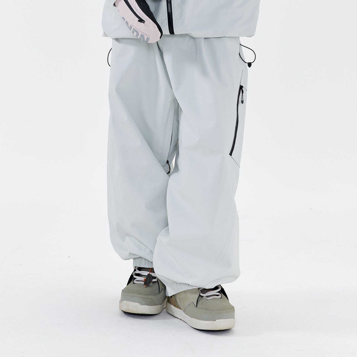 NANEND Skyline Locker sitzende, wasserdichte, professionell verstärkte Damen-Snowboard- und Skihose 