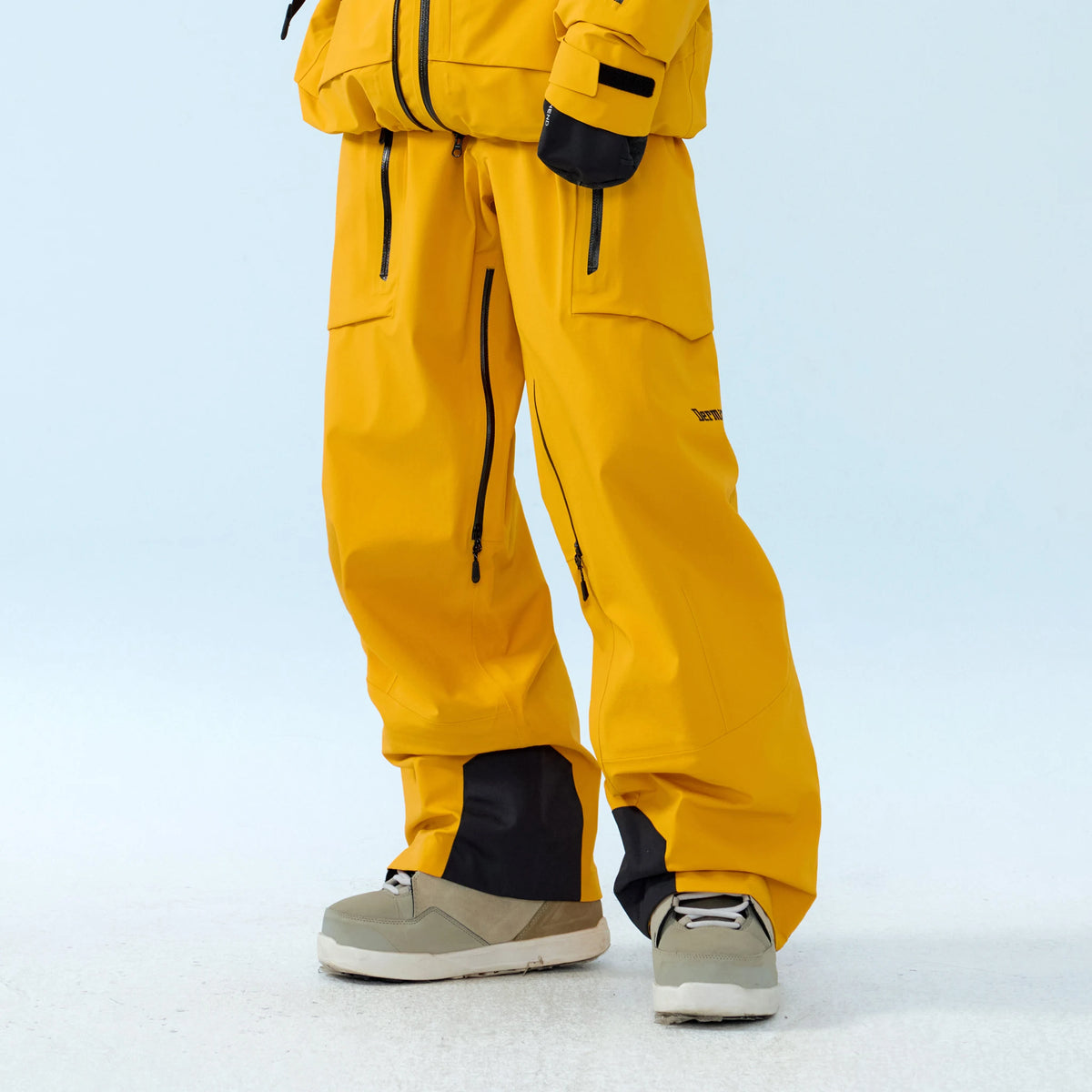 Skyline PRO Series Dermizax Hard Shell Alpine Ski Pants – Unisex – NANEND (Sea Pine Yellow)