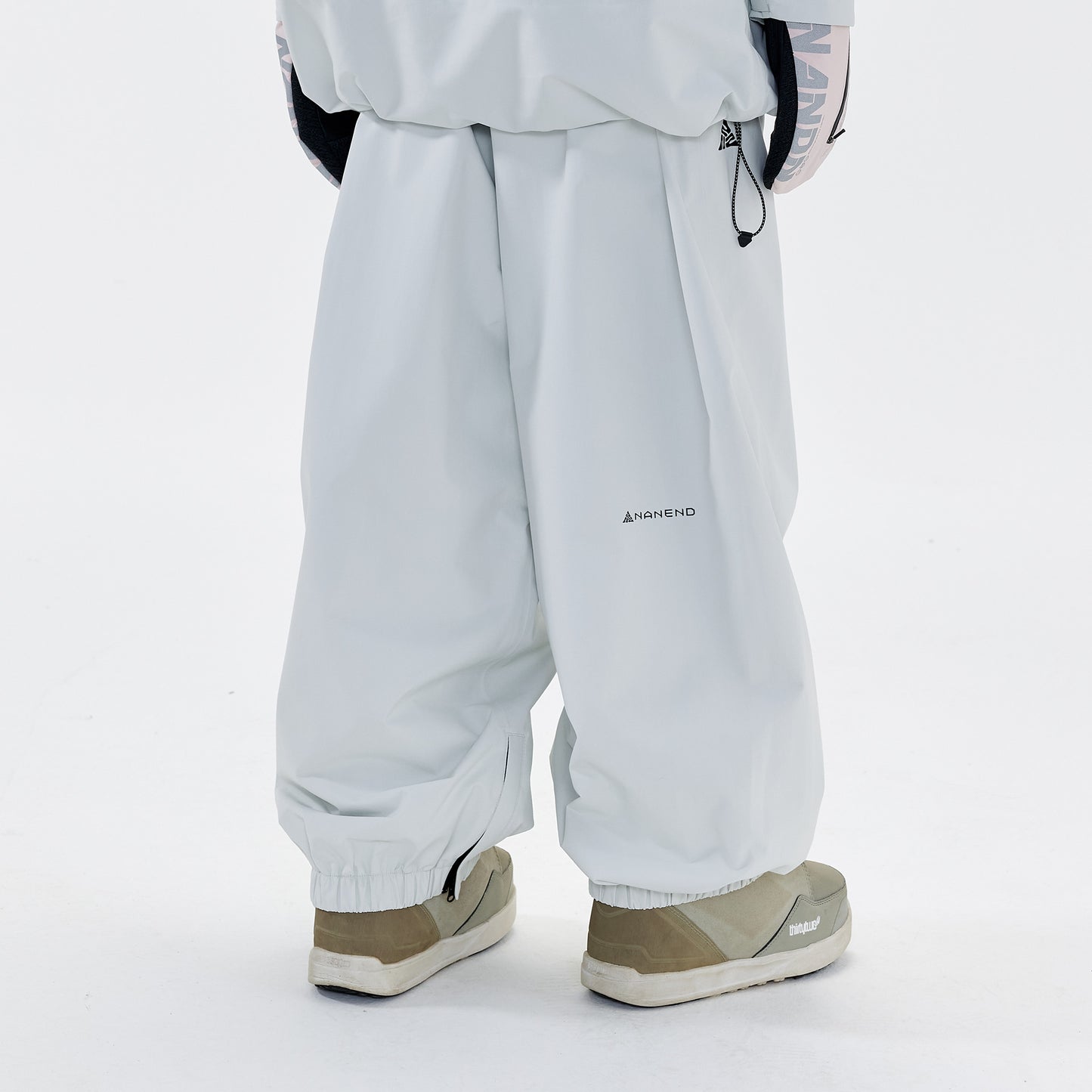 NANEND Skyline Locker sitzende, wasserdichte, professionell verstärkte Damen-Snowboard- und Skihose 