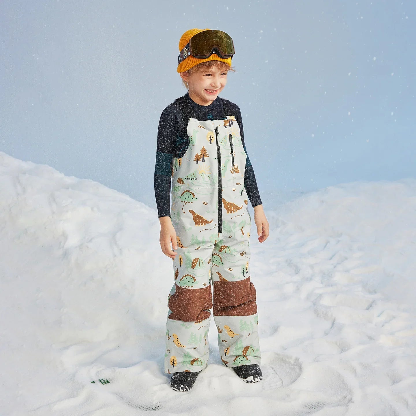 Pantalon de ski enfant NANEND, imperméable, chaud et résistant à l'usure. 