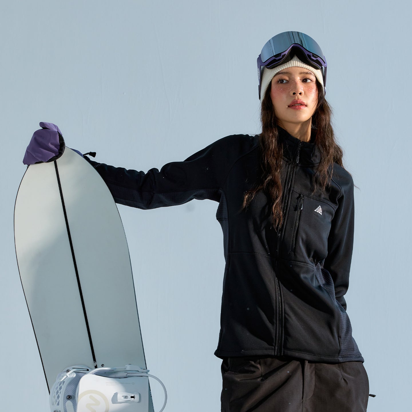 NANEND 25 New Style Warm, Moisture-wicking, Antibacterial Fleece Midlayer Outdoor Ski Suit for Women