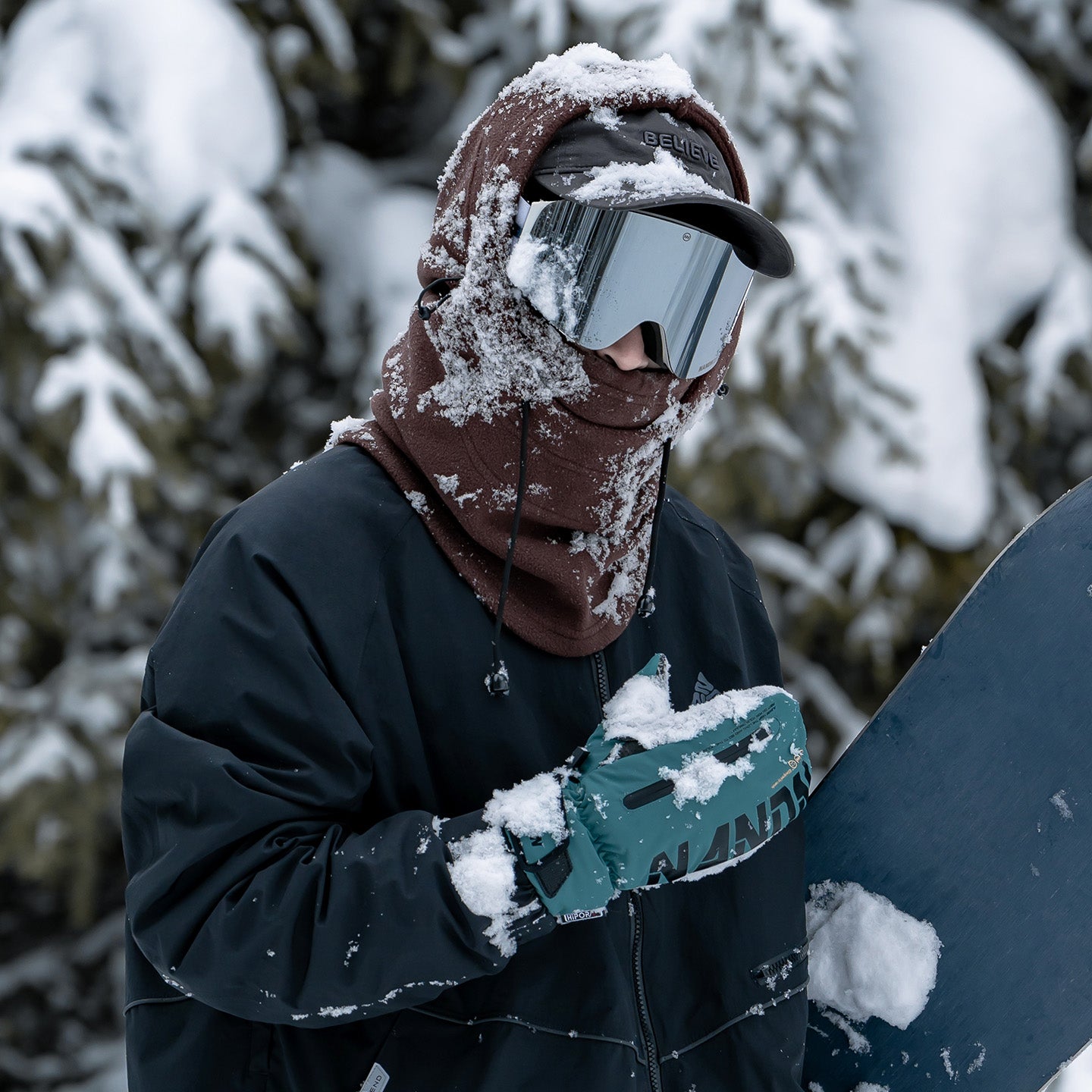 NANEND Built-in wrist support and stability, professional abrasion-resistant Kevlar ski gloves, unisex.