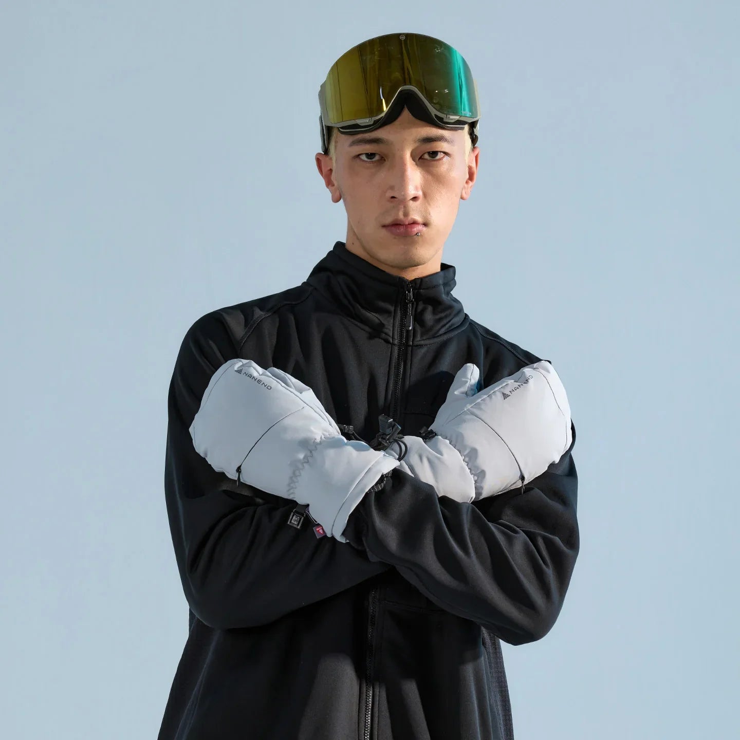 NANEND Fingertip Touchscreen Gold Label P Cotton Filled Ski Gloves