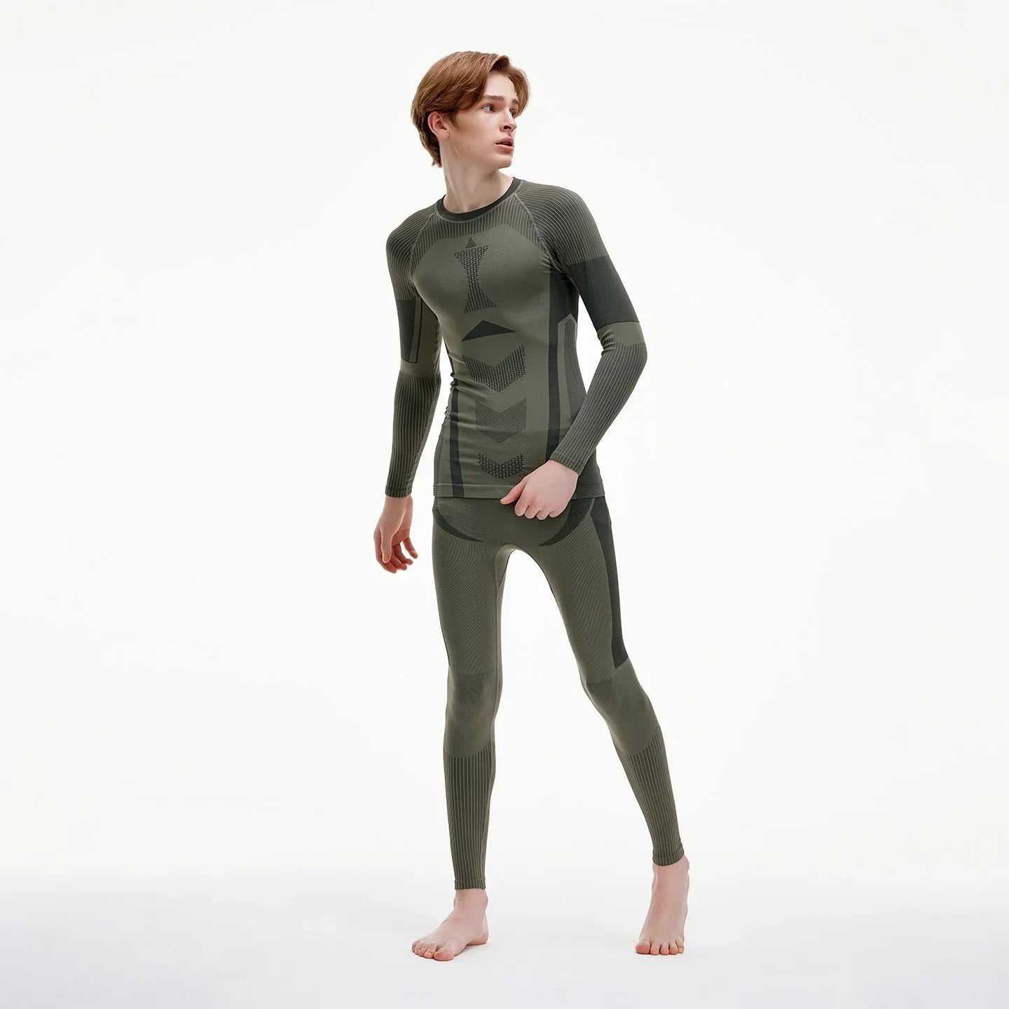 NANEND Professional ski thermal underwear base layer men's & women's autumn and winter compression quick-drying clothing set