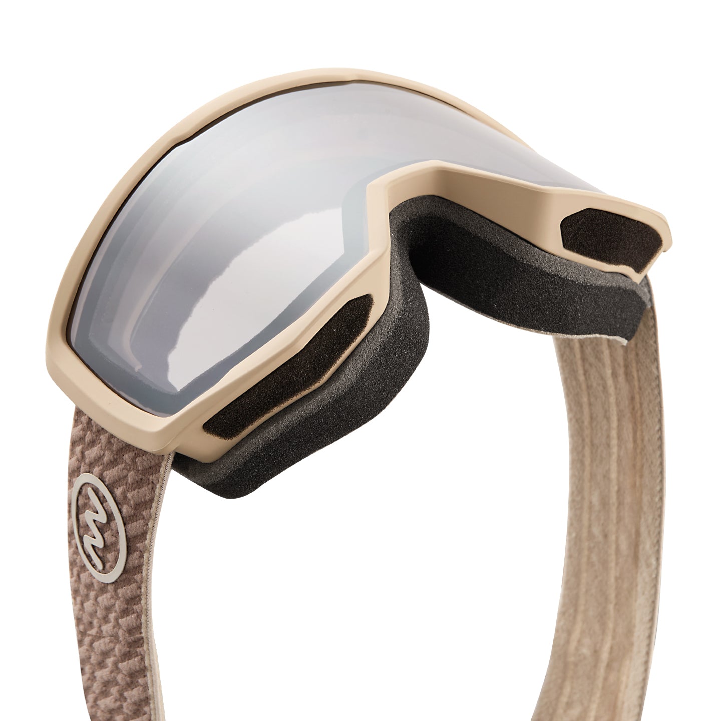 NANEND Double-layer anti-fog replaceable sponge ultra-light glasses Maillard color NG20