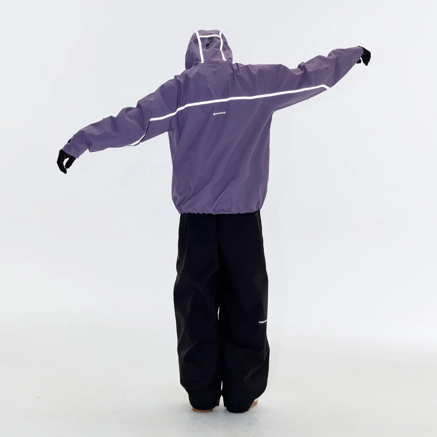 NANEND New 3L hard-shell waterproof reflective design & includes RECCO ski jacket -Unisex