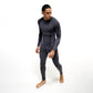 NANEND & AWEX Collaboration Merino Wool Ski Quick-Drying Jacket with Gradient Compression and Knitzone X Style for Men