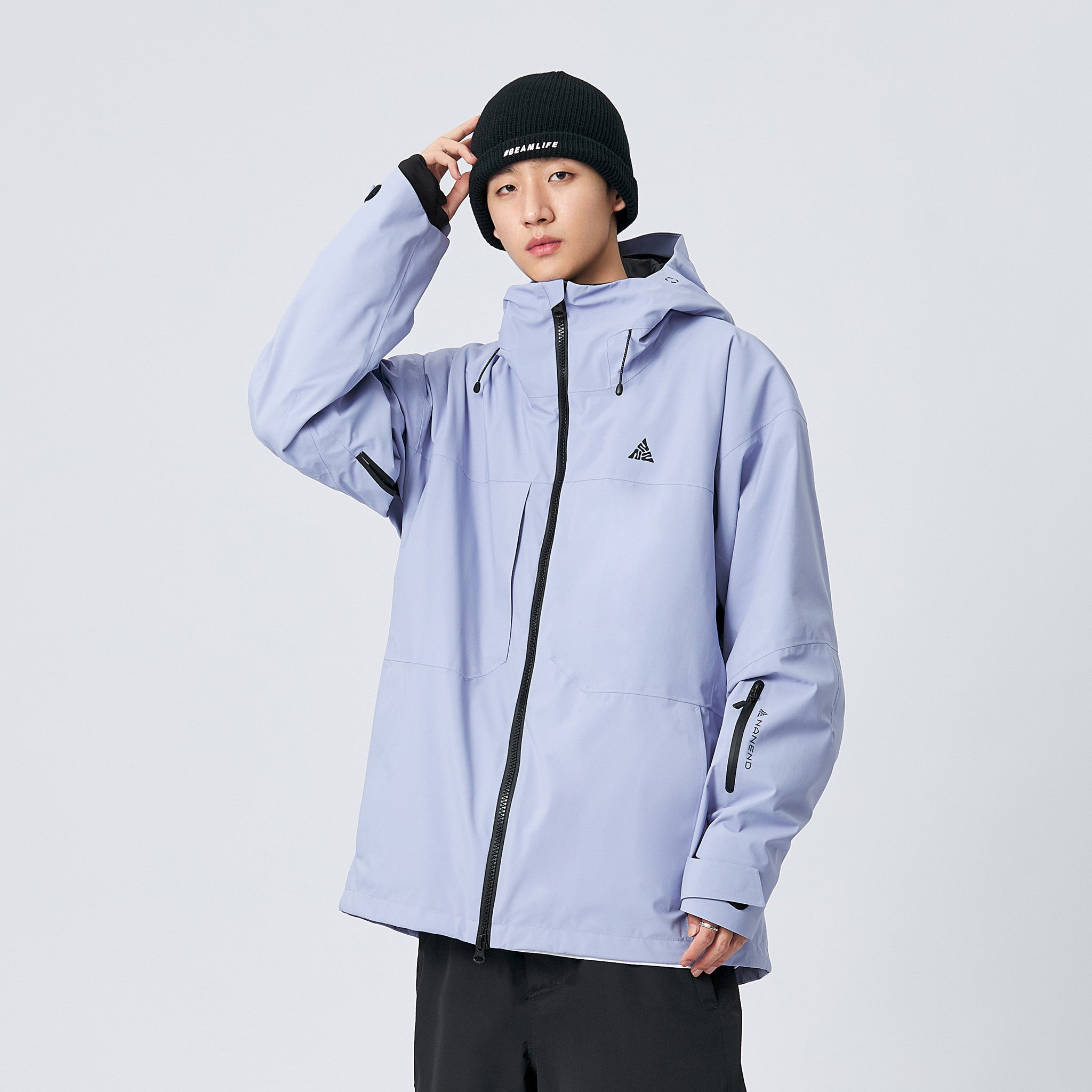 NANEND Waterproof 3L Ski Jacket for Unisex Outdoor Use
