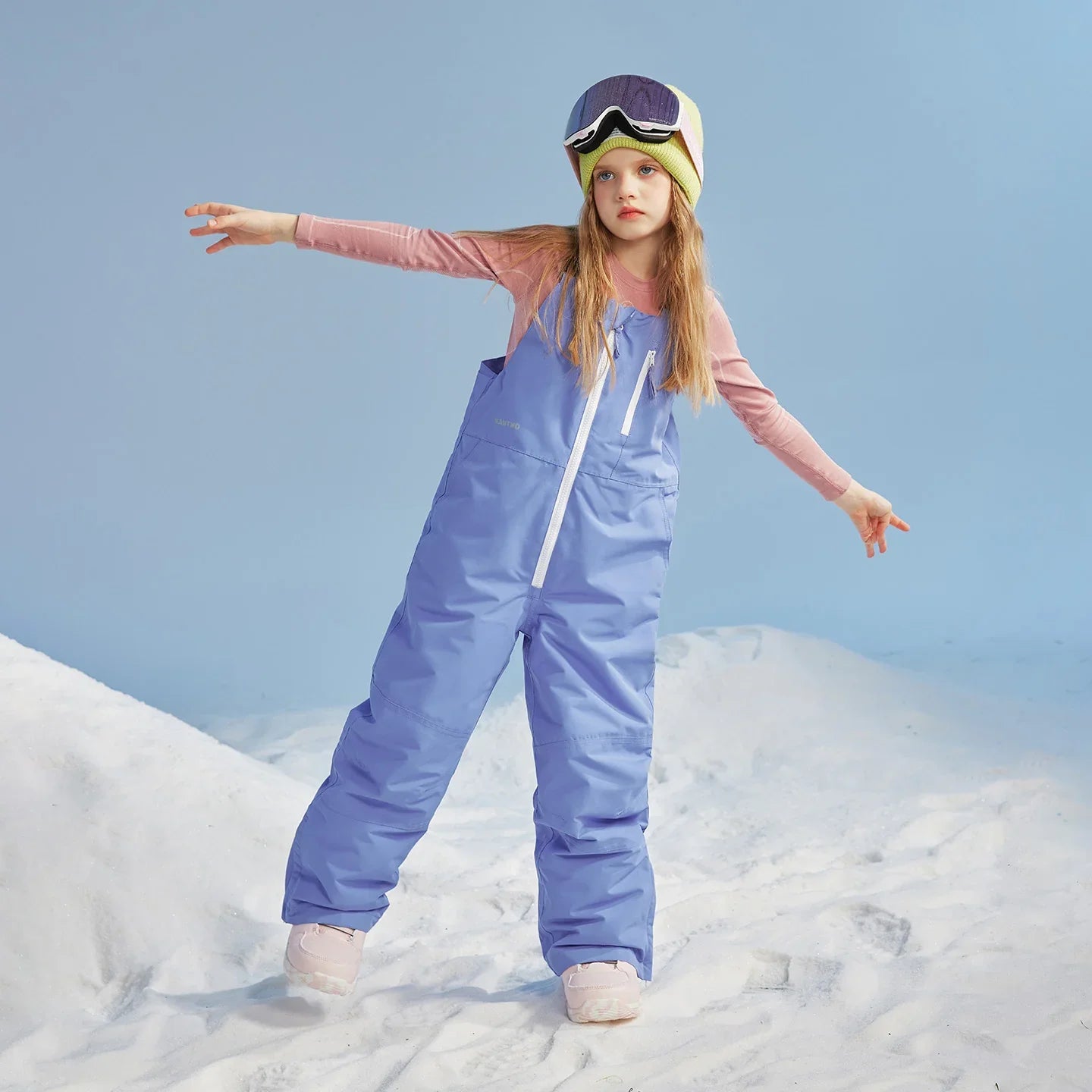 Pantalon de ski enfant NANEND, imperméable, chaud et résistant à l'usure. 