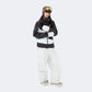 Black and white top + Snow Mountain White Pants