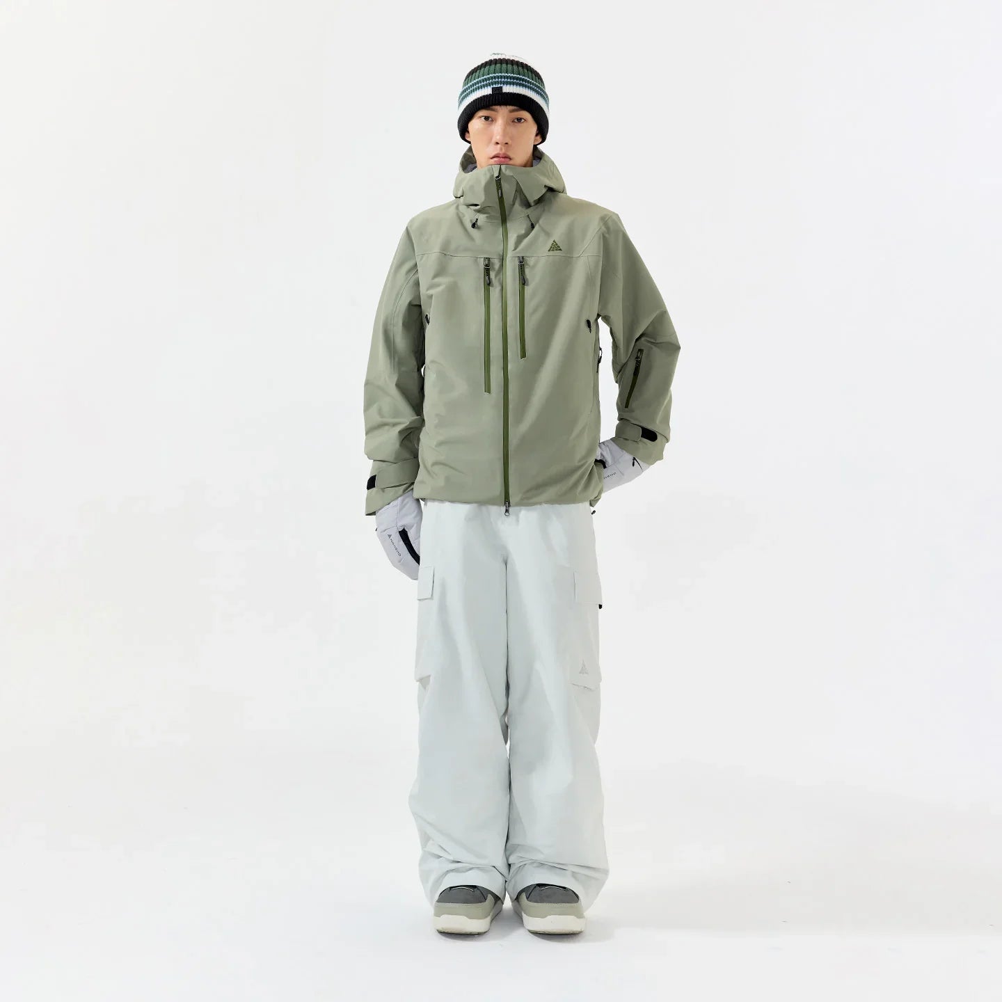 NANEND 3L Lightweight Waterproof and Moisture-Wicking Ski Pants - Free Fit - Unisex