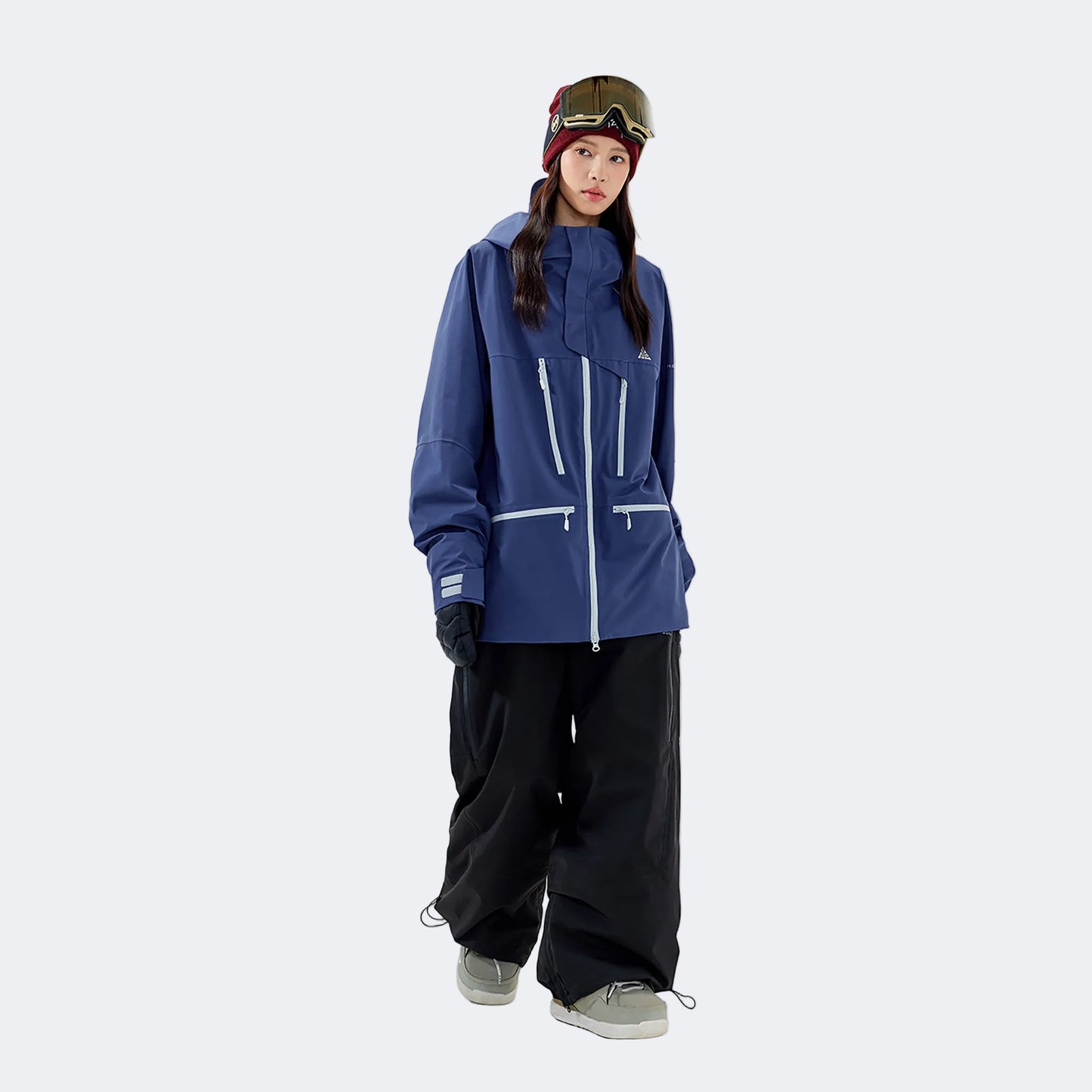 NANEND 25 Neuer winddichter, wasserdichter und warmer Snowboardanzug aus Baumwollmischgewebe für Damen und Herren 