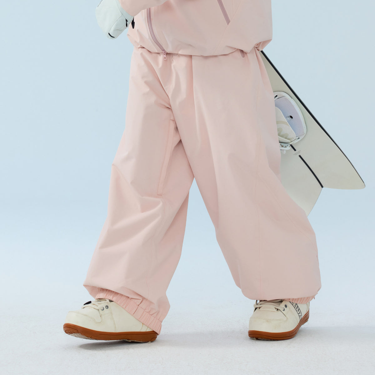 Waterproof Fleece-lined Loose-fit Insulated Snowboard Pants – Unisex