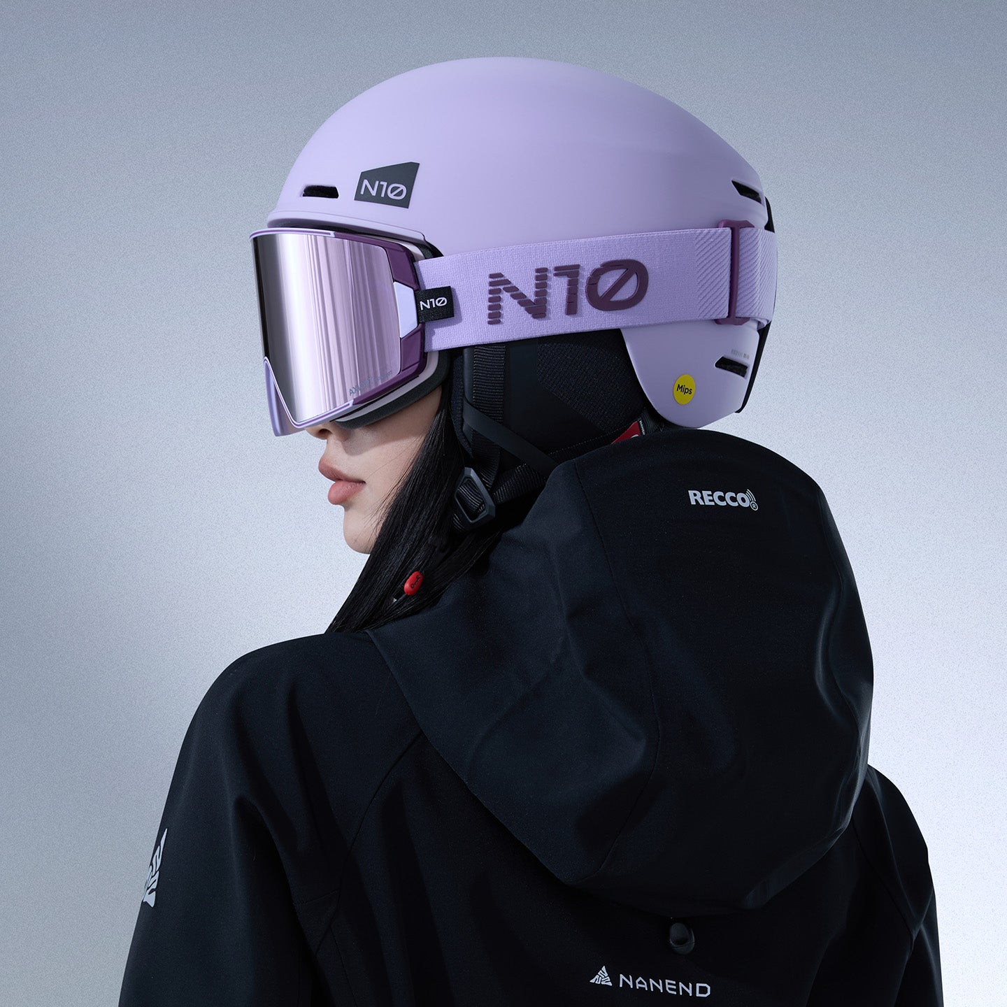 NANEND SNAP Master – AXIOPT High-Contrast Anti-Fog Magnetic Side Opening Ski Goggles N10