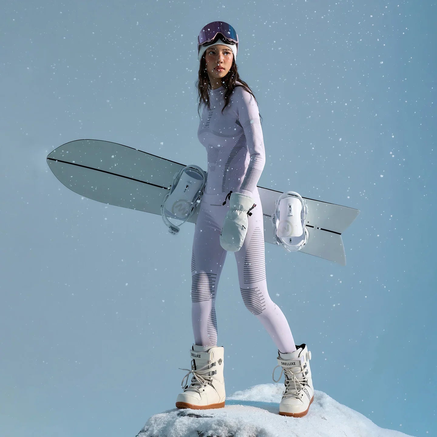 NANEND Professional Lycra Compression Ski Set for Men and Women-Insulated Basic Layer Quick-Drying