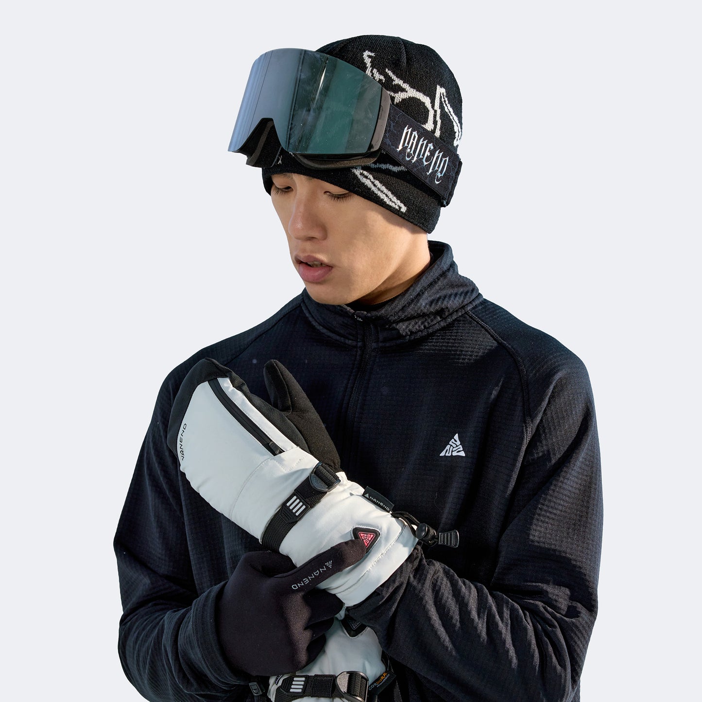 Cordura® Wear-Resistant Heated Ski Gloves