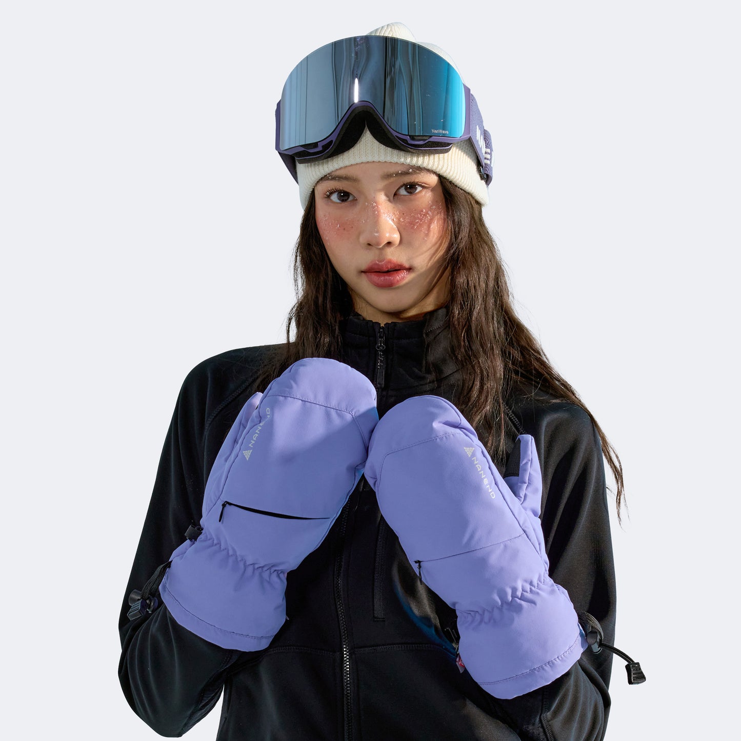 Gold Primaloft® Waterproof Thermal Ski Gloves – Wear-Resistant