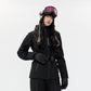 NANEND New Women's Slim Fit Waterproof P-Cotton Warm Ski Jacket