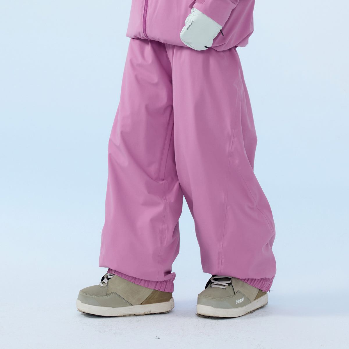 Waterproof Fleece-lined Loose-fit Insulated Snowboard Pants – Unisex