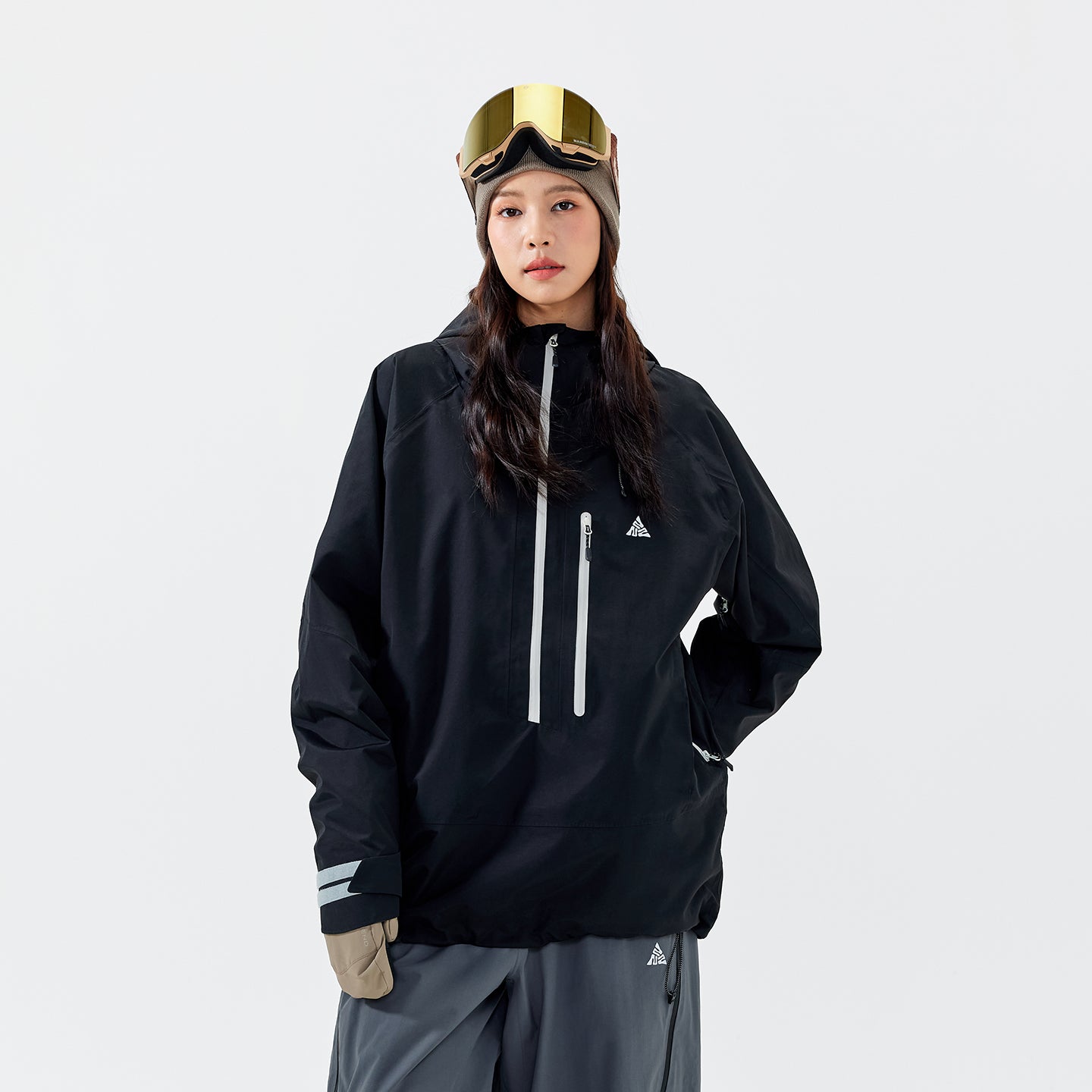 NANEND New Ski Suit Women's Loose Ski Suit Waterproof Windproof Warm Jacket Snowboard Snow Jacket