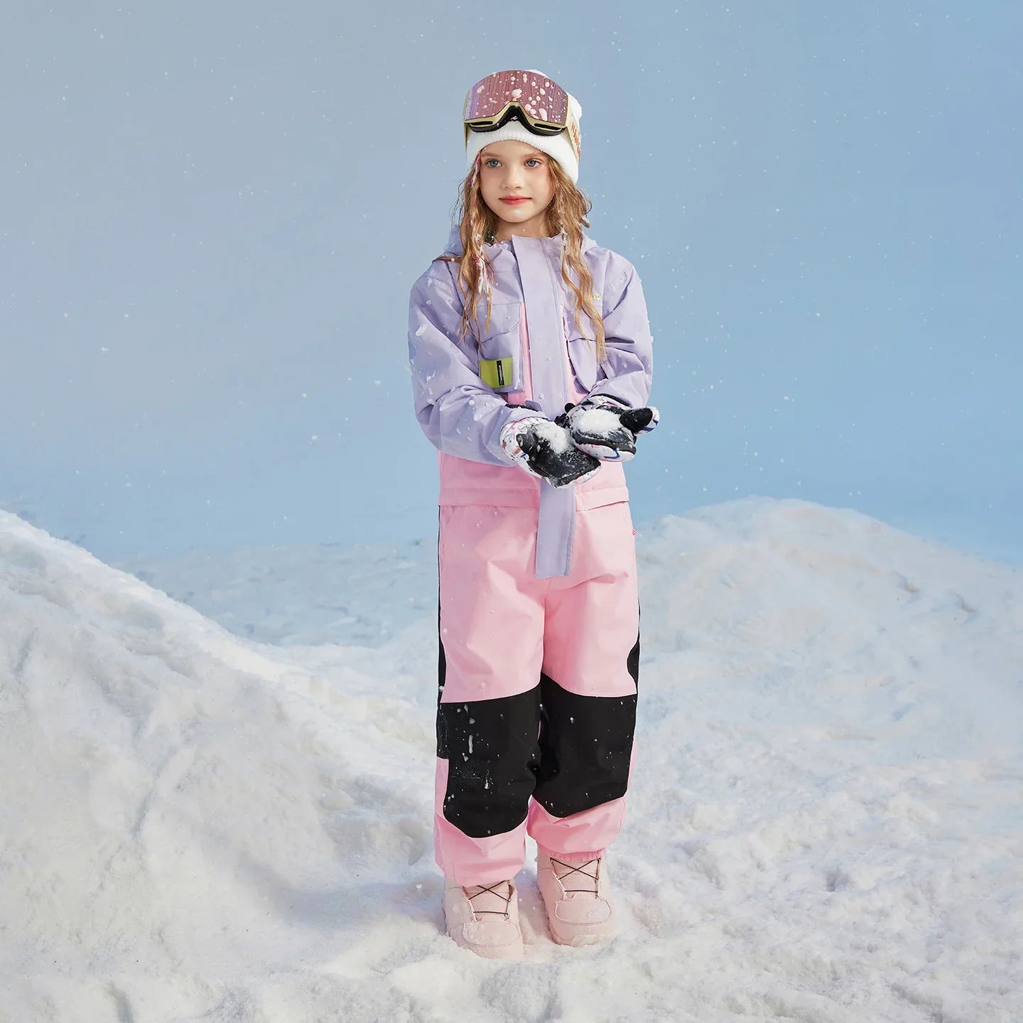 Combinaison de ski une pièce chaude et imperméable NANEND pour enfants, garçons et filles. 