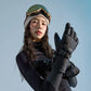 NANEND Five-finger thickened warm and waterproof ski gloves