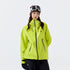 3L Color Hardshell Jacket with YKK Zipper and RECCO -Unisex - NANEND（Ice lemon green）