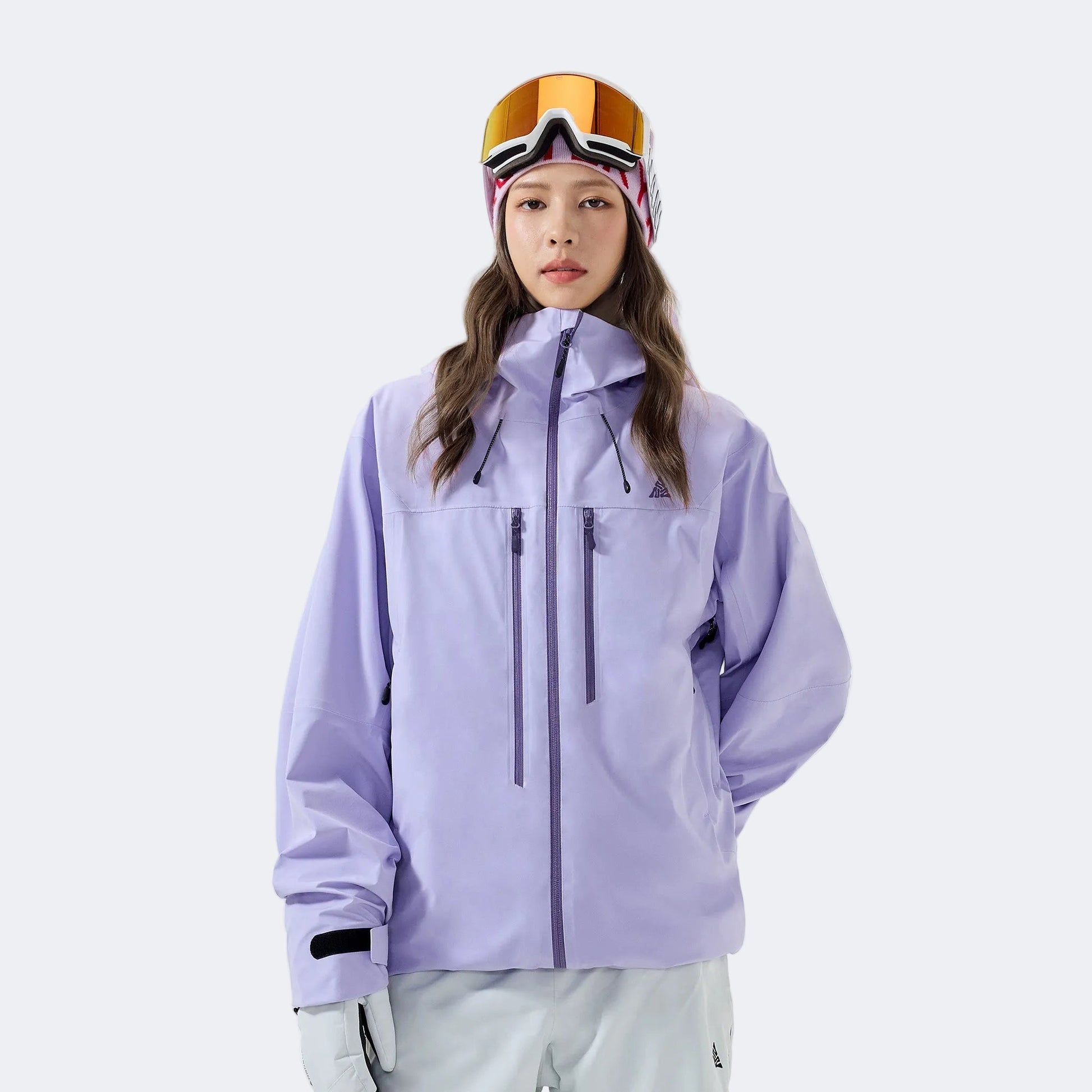 3L Partitioned Cotton-lined Waterproof and Warm Ski Jacket -Unisex - NANEND