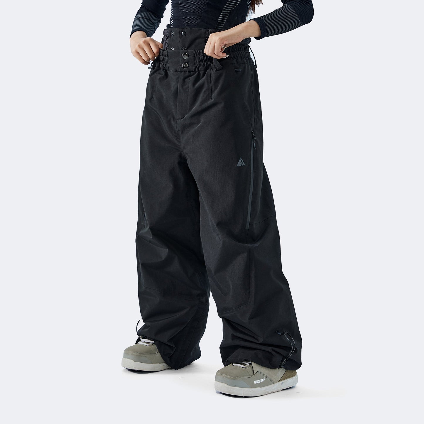 3L Waterproof and Durable Fleece-Lined Ski Pants-Unisex - NANEND