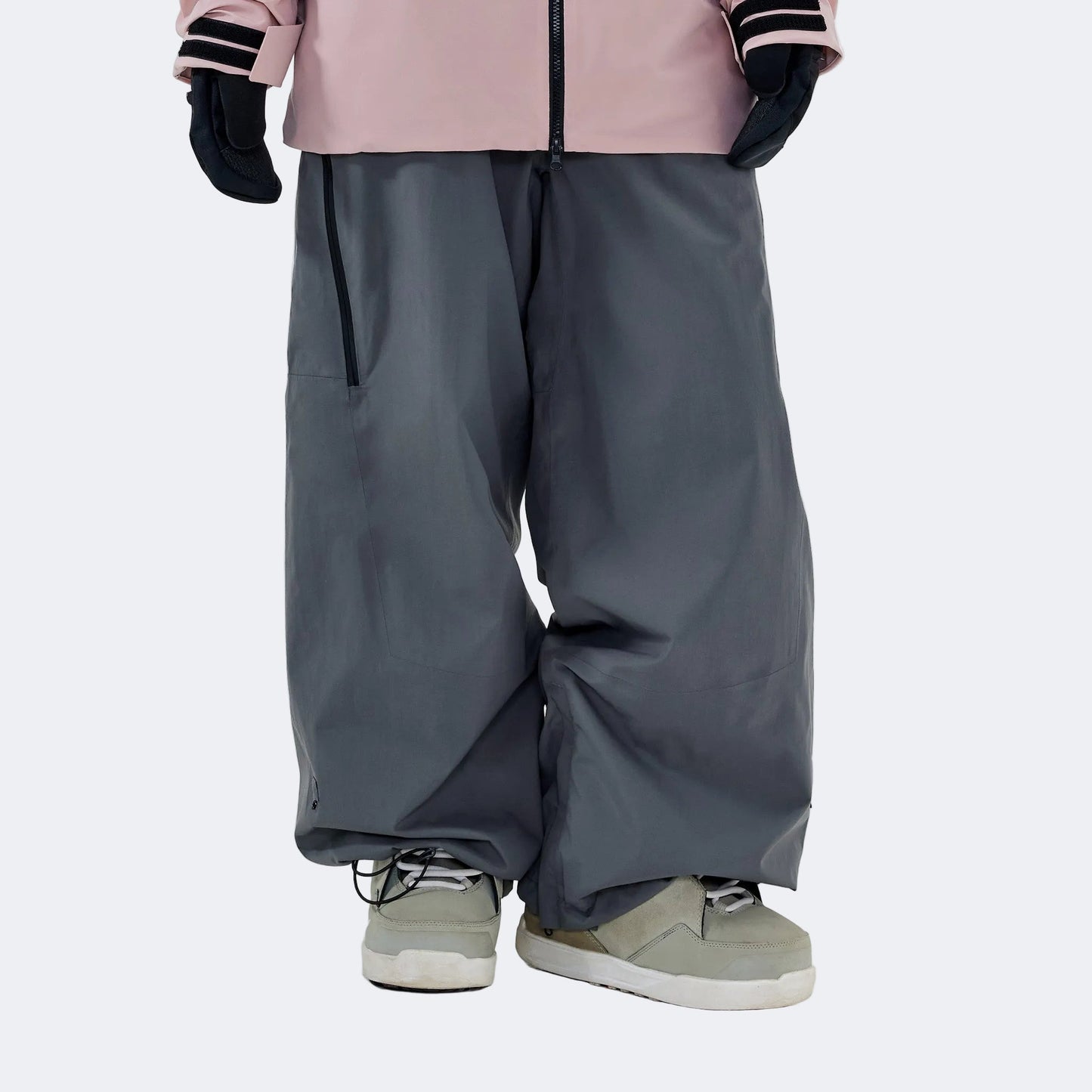 3L Waterproof and Durable Fleece-Lined Ski Pants-Unisex - NANEND