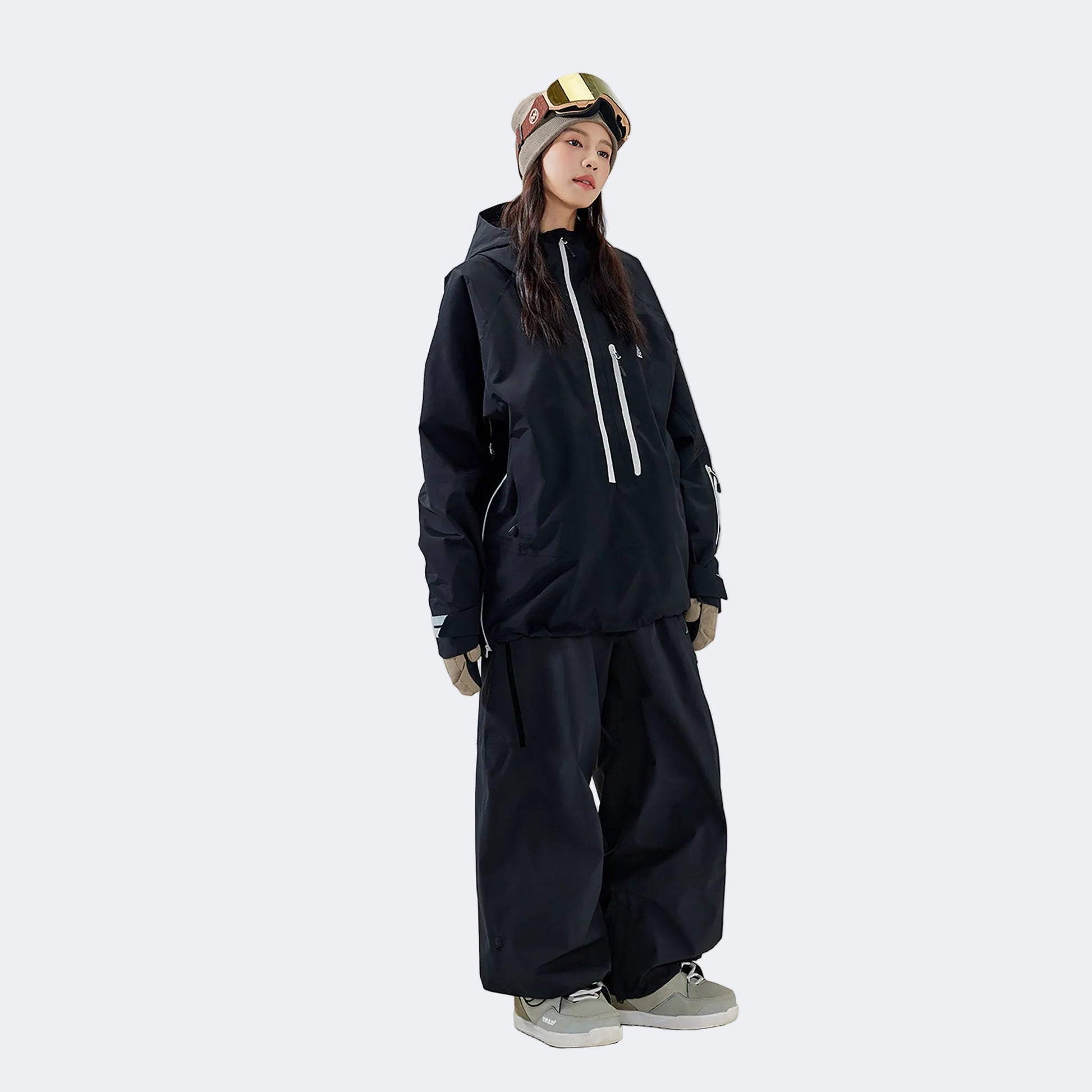 3L Waterproof & Breathable Loose Ski Suit Set - Unisex - NANEND