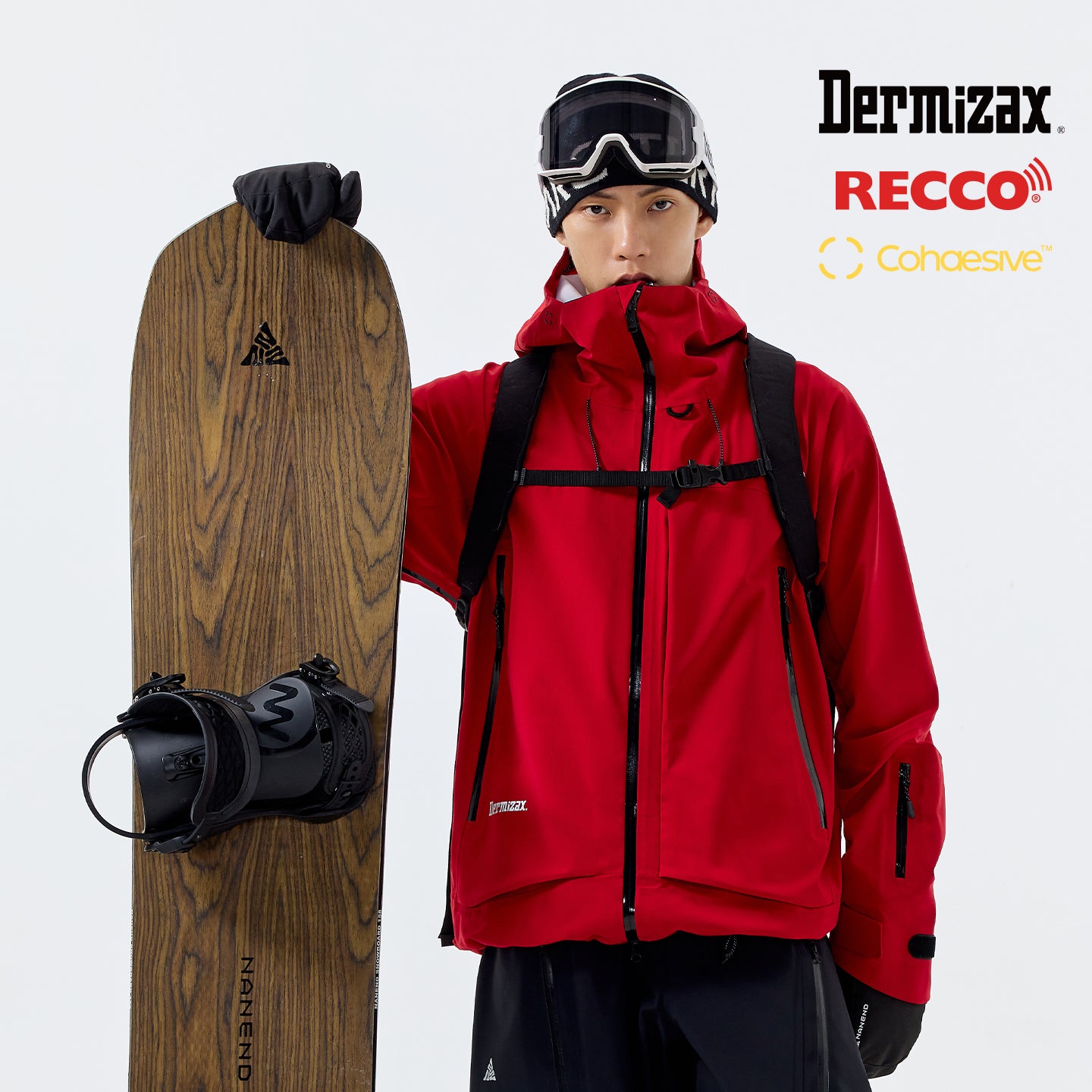 NANEND Skyline PRO Skianzug Damen 25 neue wasserdichte High-End 3L Hardshell Outdoor Top Jacke