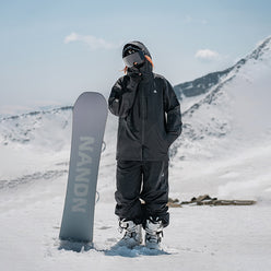 NANEND 3L Waterproof Jacket, American Style Ski Suit for Single and Double Skis, Men and Women