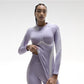 NANEND & AWEX Collaboration: Merino Wool Ski Quick-Drying Shirt with Gradient Compression and KnitzoneX for Women