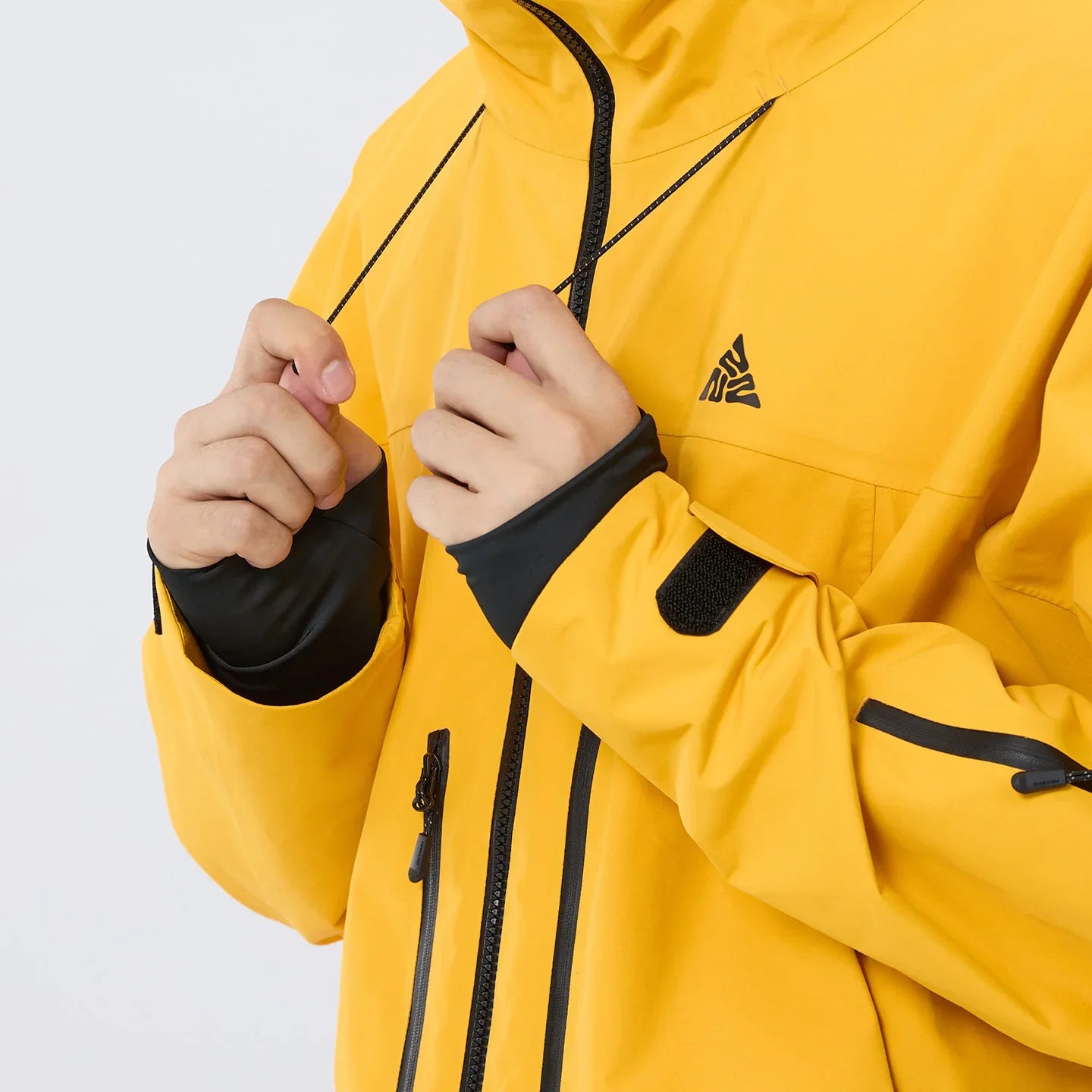 NANEND New 3LN66 Fully Taped Cotton-Filled Super Abrasion-Resistant Ski Jacket -Unisex