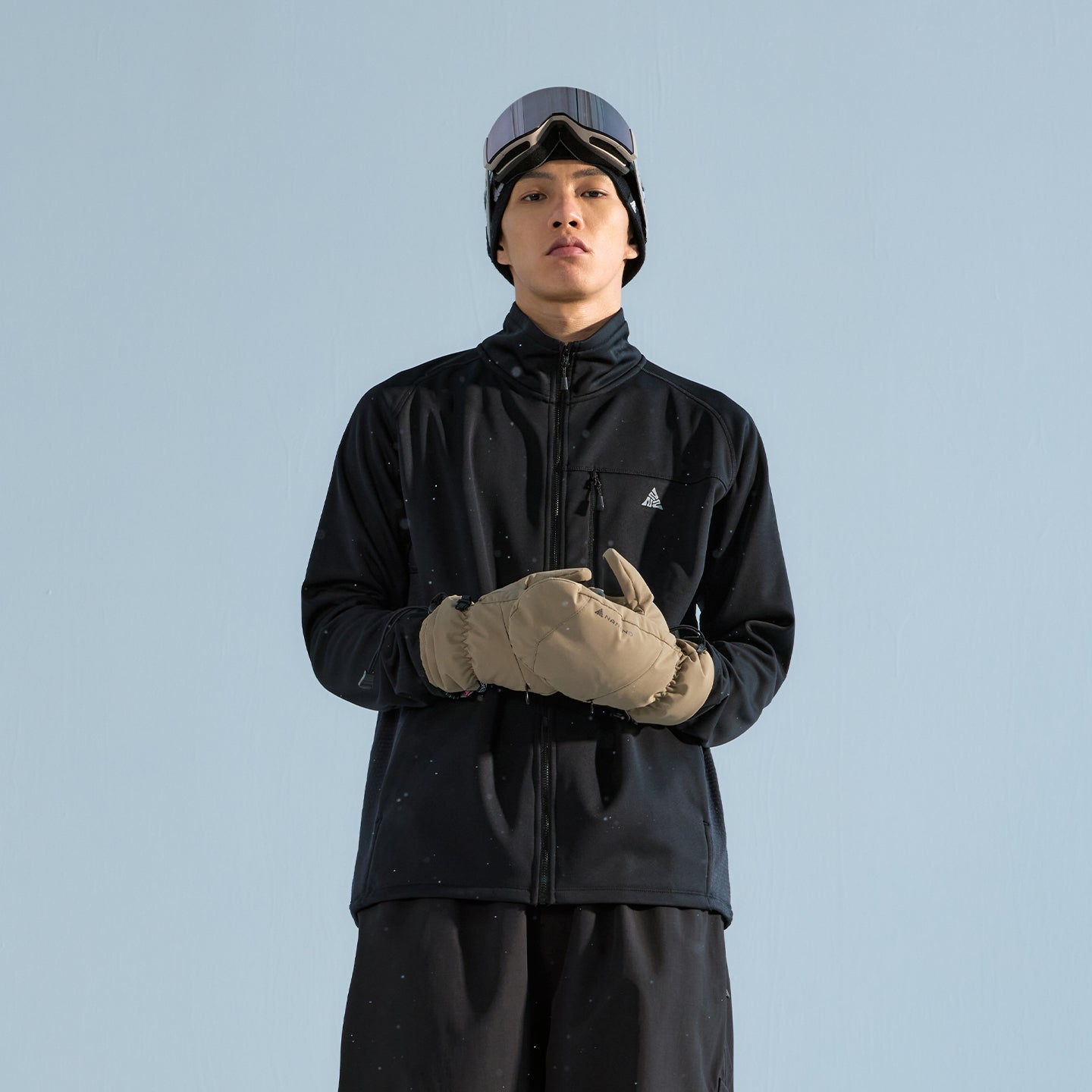 NANEND 25 New Style Warm and Moisture-Wicking Fleece Outdoor Fleece Midlayer Ski Suit for Men