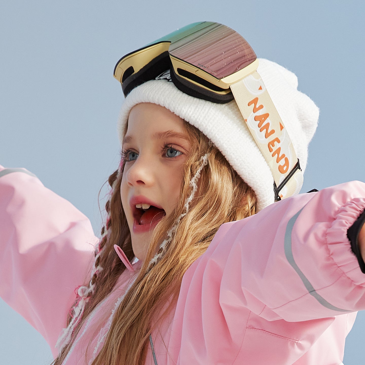 NANEND 25-year children's ski goggles magnetic snow goggles quick defogging single and double board goggles NG14ks