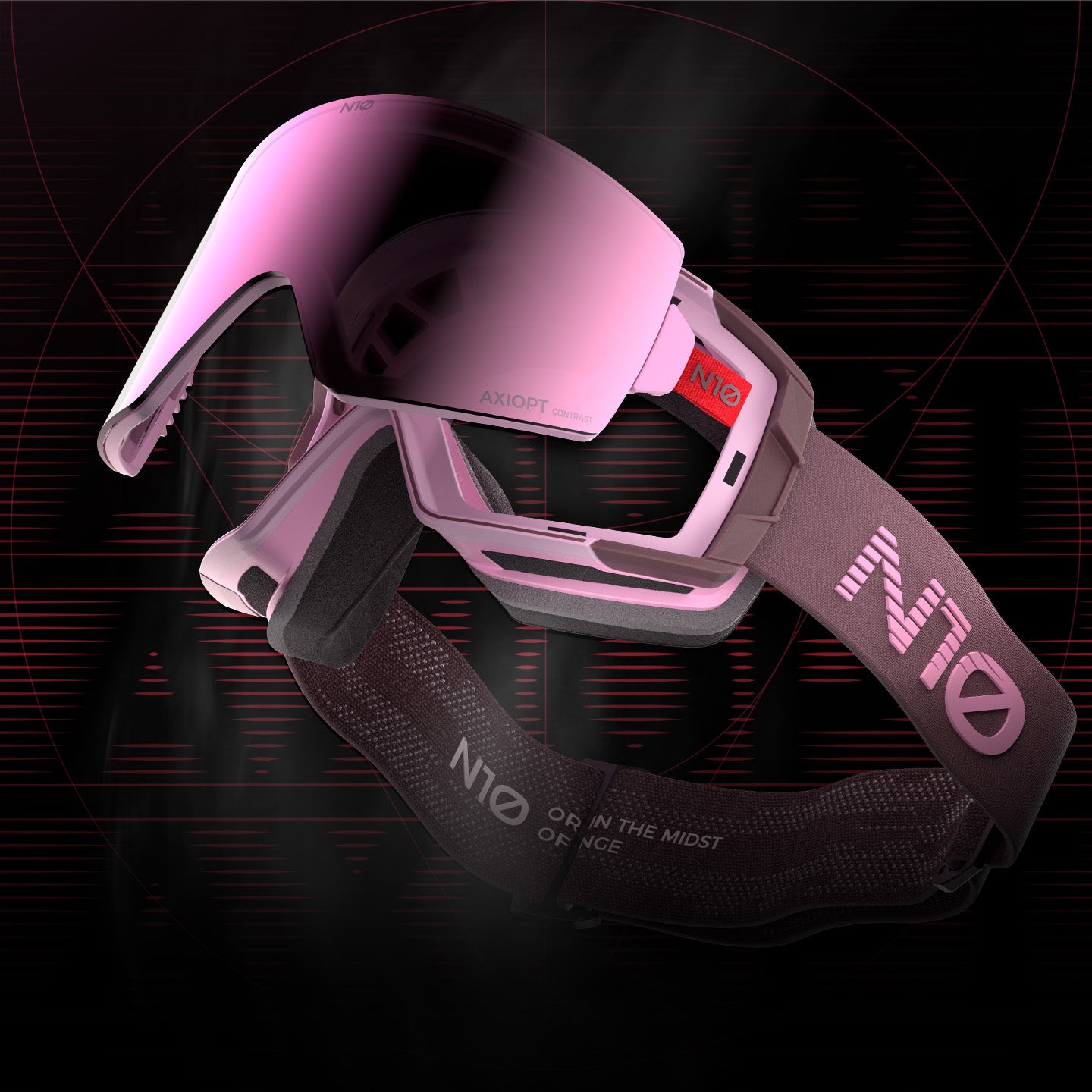 NANEND SNAP Master – AXIOPT High-Contrast Anti-Fog Magnetic Side Opening Ski Goggles N10