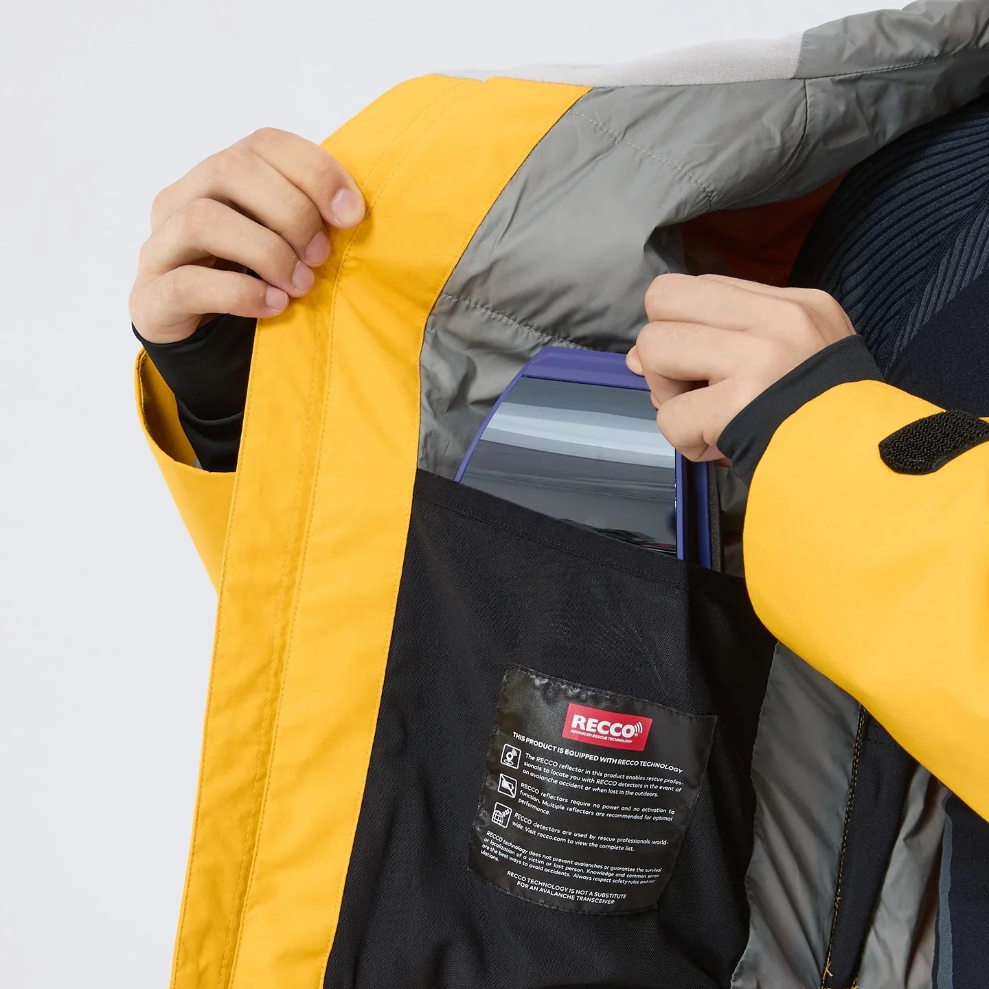 NANEND New 3LN66 Fully Taped Cotton-Filled Super Abrasion-Resistant Ski Jacket -Unisex