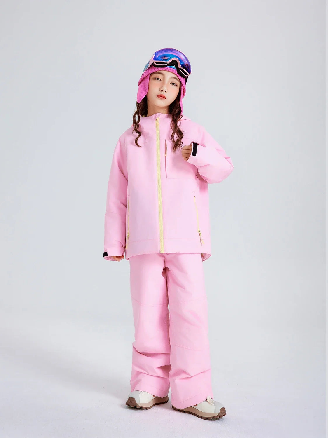 NANEND Ski Suit Set Boys and Girls Waterproof Thickened Thermal Ski Pants Snowboard Equipment Snow Suit