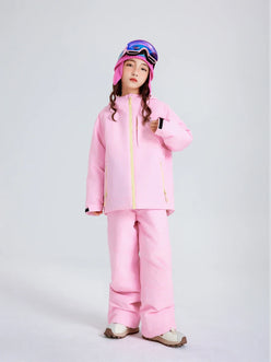 NANEND Waterproof, windproof, thickened, and warm ski suits for boys and girls, both single and double skis.
