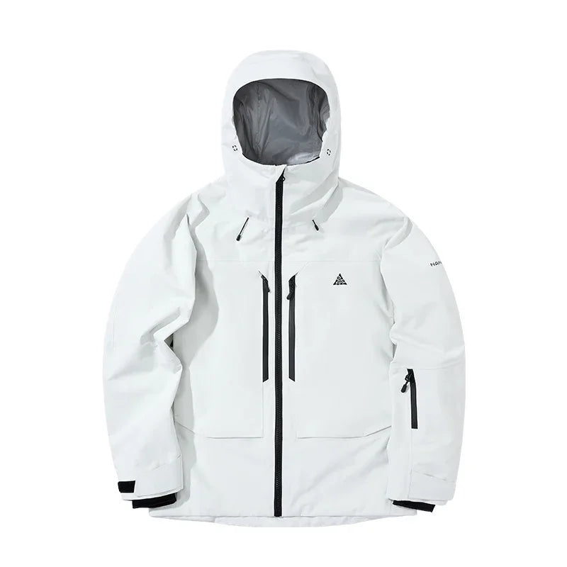 NANEND 3L Snowboard Jacket for Men Women Couple Pullover Top Single Board Professional Ski Suit Windproof Wear-resistant Warm