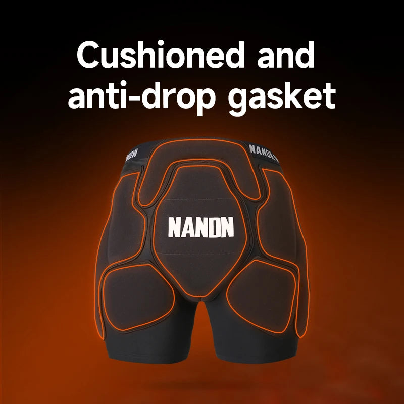 NANEND Adjustable Adult Sports Gear Shorts Snowboard Protection Hip Pads Motorcycle Short Ski Skate Anti-shock Knee Pads