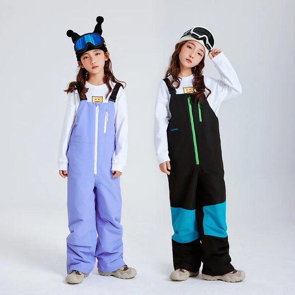 NANDN Children's Ski Pants, Waterproof, Warm, Wear-resistant Skiing equipment