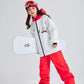NANEND Children's Ski Suit  Boys and Girls Warm Thickened Waterproof Ski Overalls