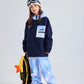 NANEND Children's Ski Suit  Boys and Girls Warm Thickened Waterproof Ski Overalls