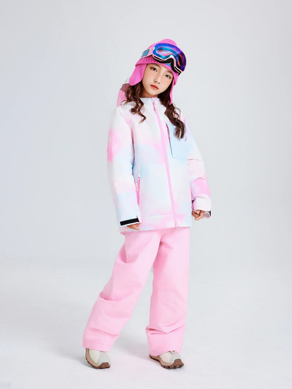 NANEND Children's Ski Suit Ski Pants Set Snowboard New Waterproof Thickened Boys and Girls Winter Ski Top