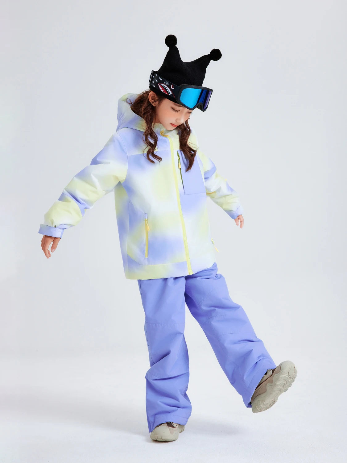 NANEND Children's Ski Suit Ski Pants Set Snowboard New Waterproof Thickened Boys and Girls Winter Ski Top