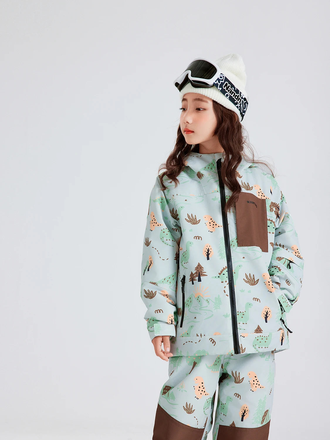 NANEND Children's Ski Suit Ski Pants Set Snowboard New Waterproof Thickened Boys and Girls Winter Ski Top